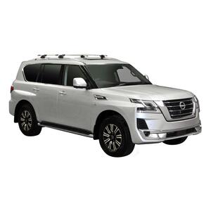 Prorack Silver 2 Bar Aero Through Bar kit to suit Nissan Patrol Y62 5dr SUV (2012 - Current)