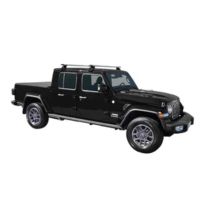 Prorack Silver 2 Bar Heavy Duty Through Bar kit to suit Jeep Gladiator JT 4dr Ute (6/2020 - Current)