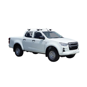 Prorack Silver 2 Bar Aero Through Bar kit to suit Isuzu D-Max LS-U/LS-M Double Cab 4dr Ute (10/2020 - Current)