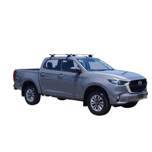 Prorack Black 2 Bar Aero Through Bar kit to suit Mazda BT-50 Dual Cab 4dr Ute (10/2020 - Current)
