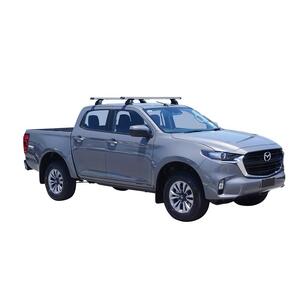 Prorack Silver 2 Bar Heavy Duty Through Bar kit to suit Mazda BT-50 Dual Cab 4dr Ute (10/2020 - Current)