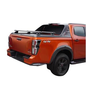Prorack Silver 2 Bar Heavy Duty Through Bar kit to suit Isuzu D-Max X-Terrain (Rear Cargo) 4dr Ute (9/2020 - Current)