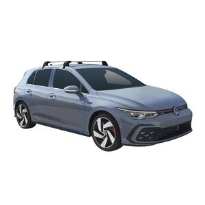 Prorack Black 2 Bar Aero Flush Bar kit to suit Volkswagen Golf Mk8 5dr Hatch (2021 - Current)