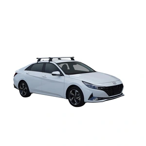 Prorack Black 2 Bar Heavy Duty Through Bar kit to suit Hyundai i30 4dr Sedan (10/2020 - Current)