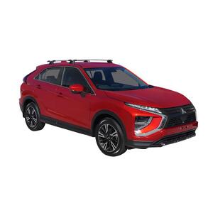 Prorack Silver 2 Bar Aero Through Bar kit to suit Mitsubishi Eclipse Cross ES 5dr SUV (2021 - Current)