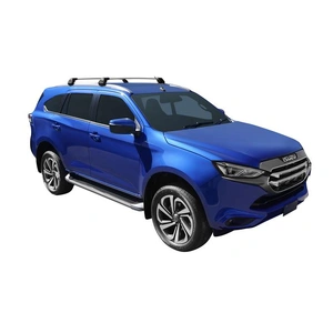 Prorack Silver 2 Bar Aero Flush Bar kit to suit Isuzu MU-X 5dr SUV (8/2021 - Current)