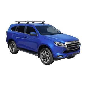 Prorack Black 2 Bar Heavy Duty Through Bar kit to suit Isuzu MU-X 5dr SUV (8/2021 - Current)