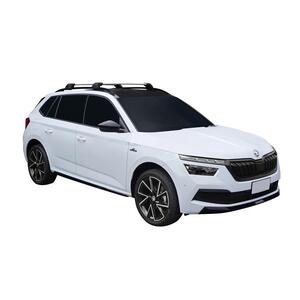 Prorack Silver 2 Bar Aero Flush Bar kit to suit Skoda Kamiq 5dr SUV (2020 - Current)