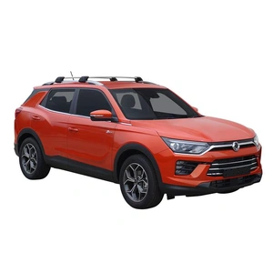 Prorack Silver 2 Bar Aero Flush Bar kit to suit SsangYong Korando 5dr SUV (2020 - Current)
