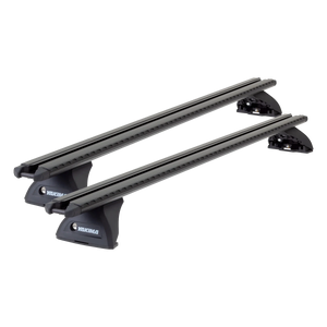Yakima Black 2 Bar TrimHD Thru Bar Clamp Mount Crossbar Kit for Ford LTD BA 4dr Sedan (07/2003 - 2007)