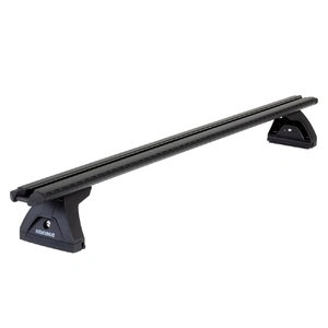Yakima Black 2 Bar TrimHD Thru Bar Gutter Mount Crossbar Kit for Toyota Land Cruiser 79 Series 4dr Ute (2012 - On)