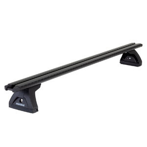 Yakima Black 2 Bar TrimHD Thru Bar Gutter Mount Crossbar Kit for Jeep Wrangler JL 3dr SUV (05/2019 - On)