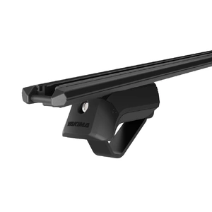 Yakima Black 2 Bar TrimHD Thru Bar Rail Mount Crossbar Kit for Toyota Land Cruiser 200 Series 5dr SUV (08/2007 - 11/2021)