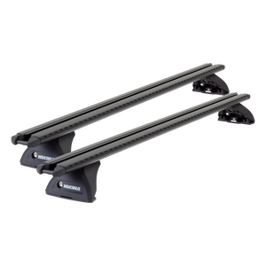 Yakima Black 2 Bar TrimHD Thru Bar Clamp Mount Crossbar Kit for Volkswagen Golf MK7 & 7.5 5dr Hatch (2012 - 2020)