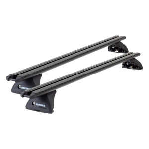 Yakima Black 2 Bar TrimHD Thru Bar Fixed Point Mount Crossbar Kit for Volkswagen Transporter T5 4dr Ute (2003 - 2015)