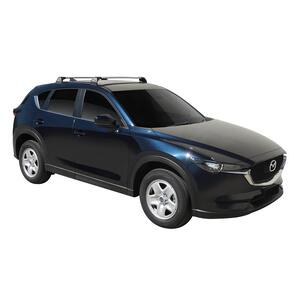 Prorack Silver 2 Bar Aero Flush Bar kit to suit Mazda CX-5 5dr SUV (2017 - Current)