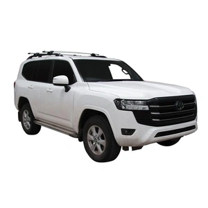Prorack Silver 2 Bar Aero Through Bar kit to suit Toyota Land Cruiser 300 Series 5dr SUV (12/2021 - Current)