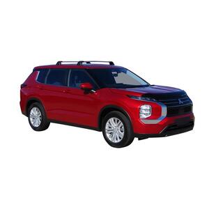Prorack Silver 2 Bar Aero Flush Bar kit to suit Mitsubishi Outlander 5dr SUV (10/2021 - Current)
