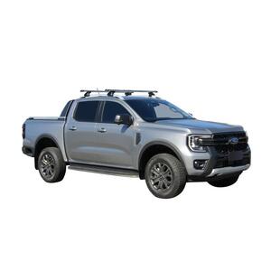 Prorack Silver 2 Bar Heavy Duty Through Bar kit to suit Ford Ranger Wildtrak 4dr Ute (7/2022 - Current)