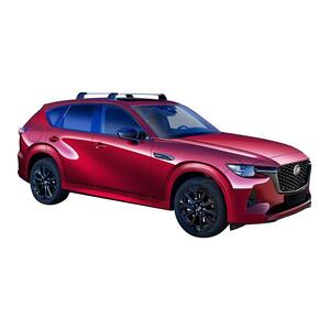 Prorack Silver 2 Bar Aero Flush Bar kit to suit Mazda CX-60 5dr SUV (2023 - Current)