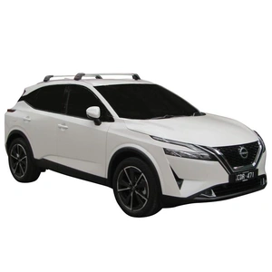 Prorack Silver 2 Bar Aero Flush Bar kit to suit Nissan Qashqai 5dr SUV (2023 - Current)