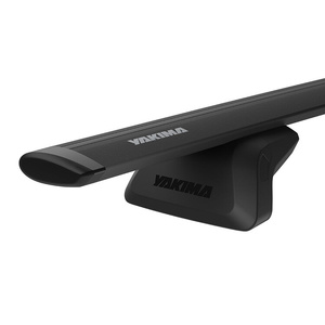 Yakima Black 2 Bar JetStream Thru Bar Flush Rail Mount Crossbar Kit for Peugeot 508 Touring 5dr Wagon (03/2011 - 08/2019)