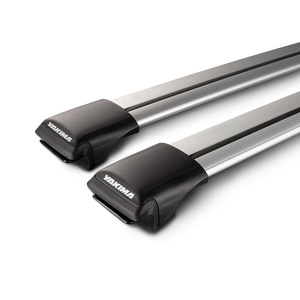 Yakima Silver 2 Bar Aero Rail Bar Rail Mount Crossbar Kit for Mercedes-Benz GLS 5dr SUV (2020 - On)