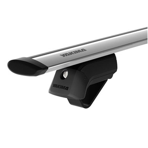 Yakima Silver 2 Bar JetStream Thru Bar Rail Mount Crossbar Kit for Subaru Crosstrek 5dr SUV (05/2023 - On)