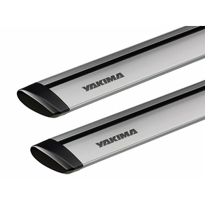 Yakima Silver JetStream Thru Bar Track Mount Crossbar Kit for Ford Ranger Raptor Double Cab 4dr Ute (2018 - 09/2022)