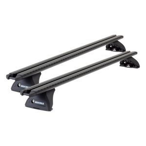 Yakima Black 2 Bar TrimHD Thru Bar Fixed Point Mount Crossbar Kit for BMW 5 Series 4dr Sedan (2010 - 2017)