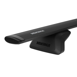 Yakima Black 2 Bar JetStream Thru Bar Flush Rail Mount Crossbar Kit for Mini Hardtop 4dr 5dr Hatch (2015 - On)