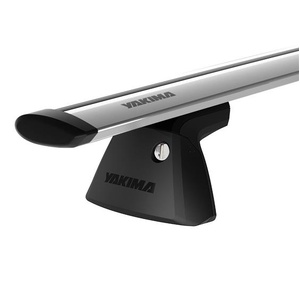 Yakima Silver 2 Bar JetStream Thru Bar Clamp Mount Crossbar Kit for Audi Q2 5dr SUV (2016 - On)