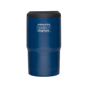 360 DEGREES | Vacuum Insulated Stainless Steel Beer Cozy Dark Blue