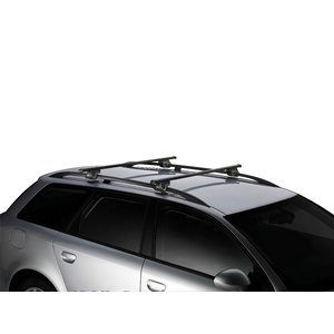 Thule SquareBar 163 - Black Cross Bar 163cm (2-Pack)