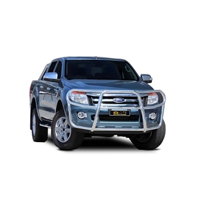 ECB Textura Black Powdercoat Roo Bar to suit Ford Ranger PX 2WD Highrise 10/11 - 06/15