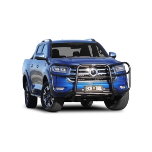 ECB Silver Hammertone Powdercoat Roo Bar to suit Great Wall Cannon 09/20 - Onwards