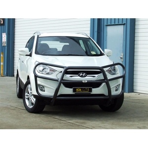 ECB Black Ripple Powdercoat Roo Bar to suit Hyundai IX35 02/10 - 2015