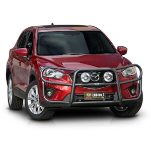 ECB Silver Hammertone Powdercoat Roo Bar to suit Mazda CX-5 01/12 - 01/17