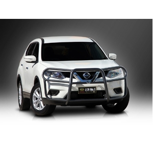 ECB Silver Hammertone Powdercoat Roo Bar to suit Nissan X-Trail T32 Series 1 03/14 - 01/17