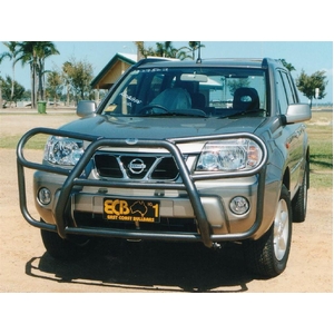 ECB Silver Hammertone Powdercoat Roo Bar to suit Nissan X-Trail T30 10/01 - 09/07