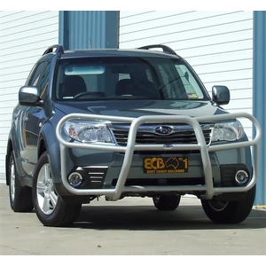 ECB Textura Black Powdercoat Roo Bar to suit Subaru Forester 03/08 - 01/13