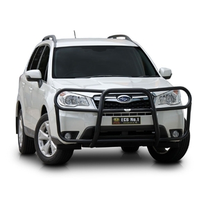 ECB Textura Black Powdercoat Roo Bar to suit Subaru Forester XT Model 02/13 - 12/15