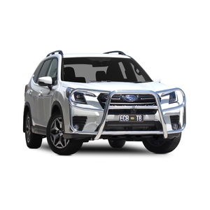 ECB Textura Black Powdercoat Roo Bar to suit Subaru Forester Inc Hybrid 07/18 - 07/21