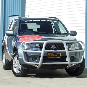 ECB Silver Hammertone Powdercoat Roo Bar to suit Suzuki Grand Vitara Disc Rear BR 09/08 - 07/12