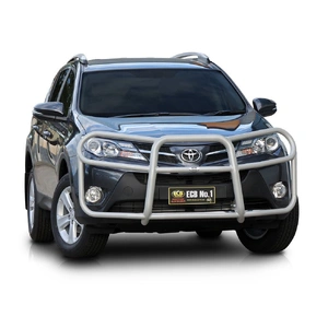 ECB Silver Hammertone Roo Bar to suit Toyota Rav4 12/12 - 09/15
