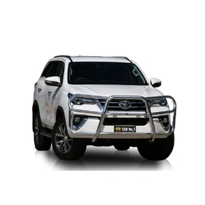 ECB Black Ripple Roo Bar to suit Toyota Fortuner 12/15 - 05/19