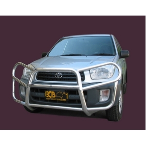 ECB Silver Hammertone Powdercoat Roo Bar to suit Toyota Rav4 07/00 - 08/03
