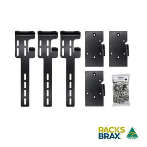 RacksBrax XD Side Twist Long Foot Bracket (Triple)