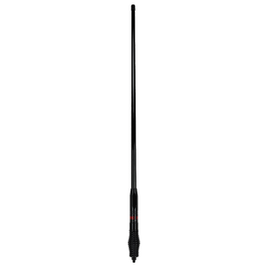 GME - AE4705B 1200mm Heavy Duty Fibreglass Radome Antenna, AS004B Spring (6.6dBi Gain) - Black
