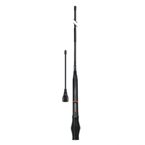 EcoXGear ExoXTalk Elevated Feed Barrel Spring Base with Twin Antenna Whip (2.3dBi / 6.6dBi)